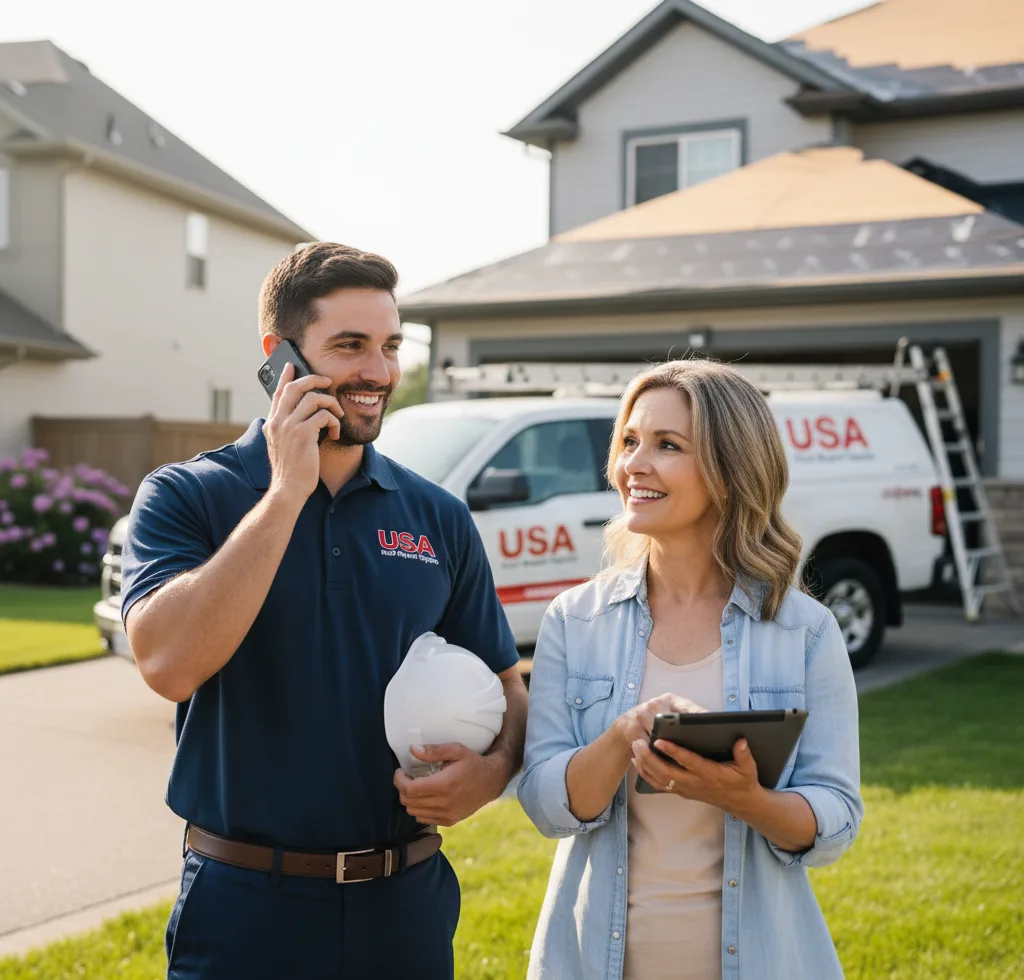 USA Roof Repair Experts customer support in Des Peres